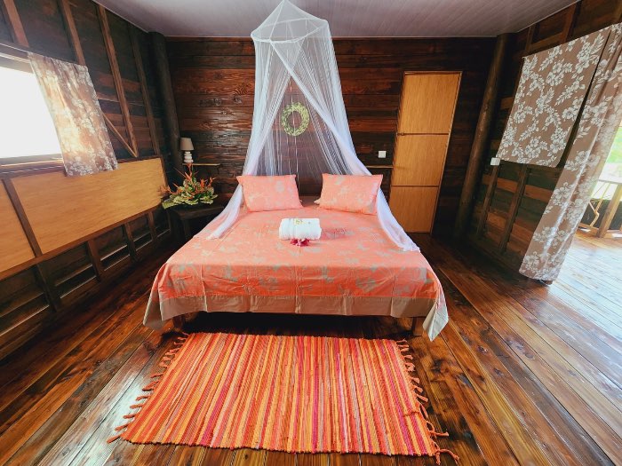 Chambre du Bungalow Ohana